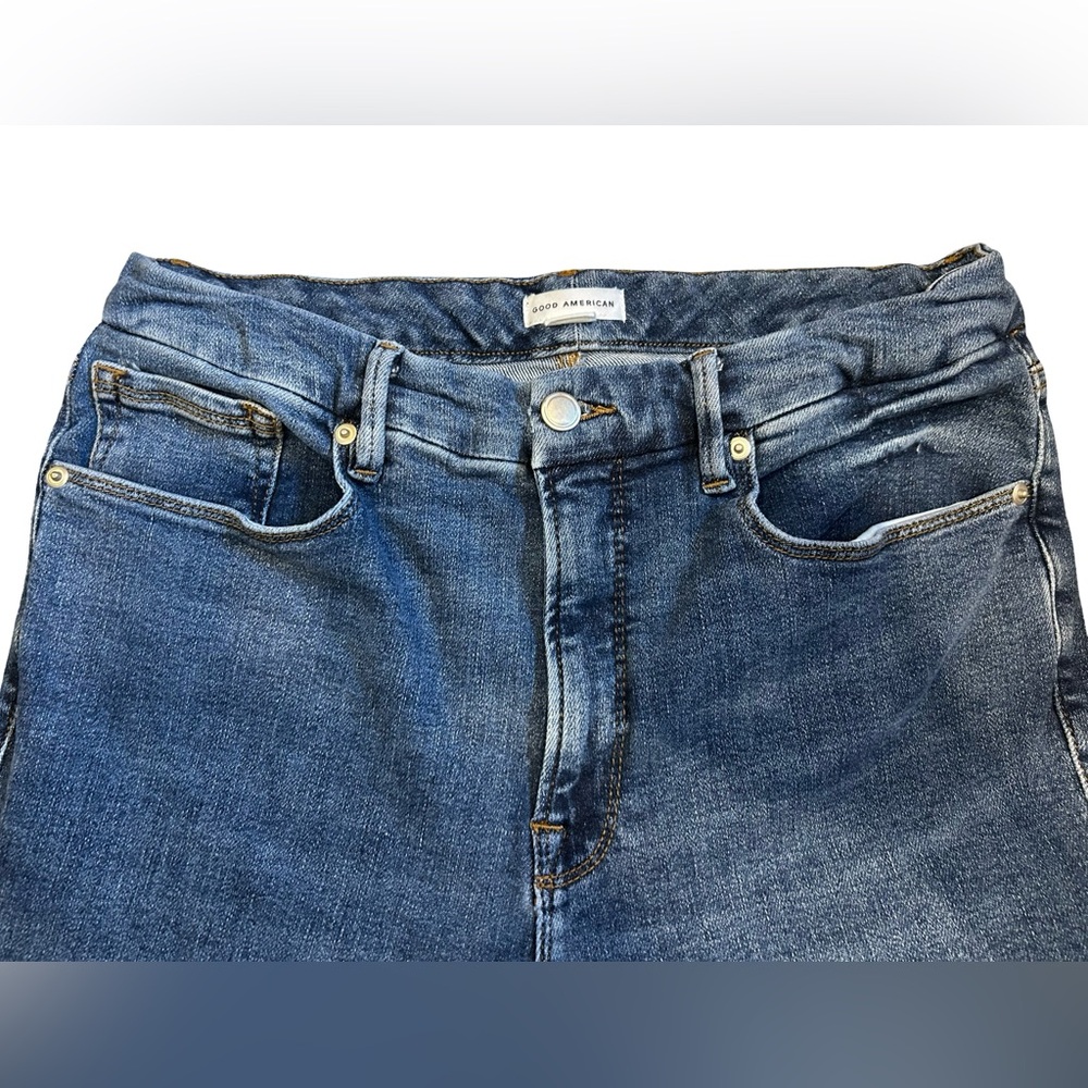 Good American Good Classic Jeans Straight Fit Women’s Size 14 - Picture 7 of 7